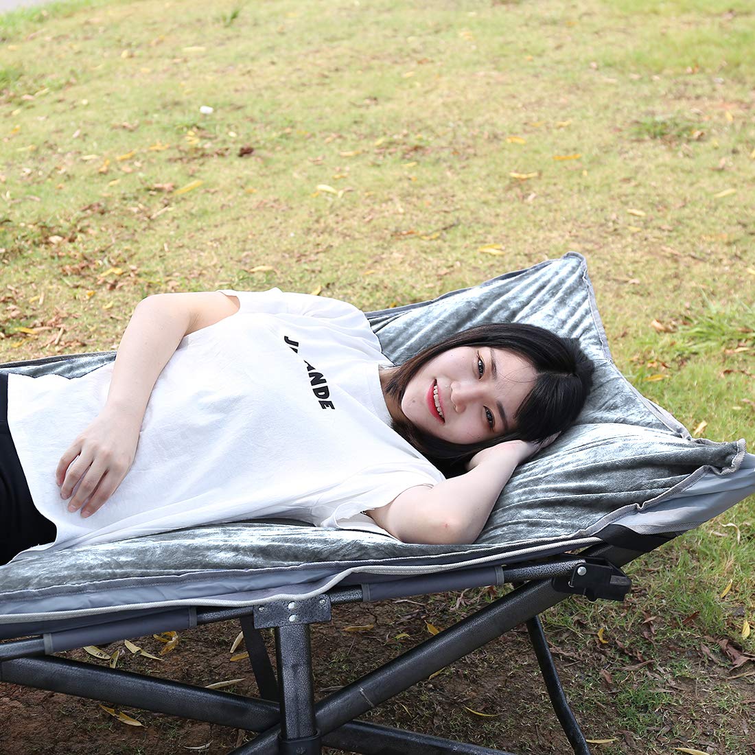 Amazon.co.jp: スリーピングコットパッド(190.5 cm x 71.1 cm)伸縮性